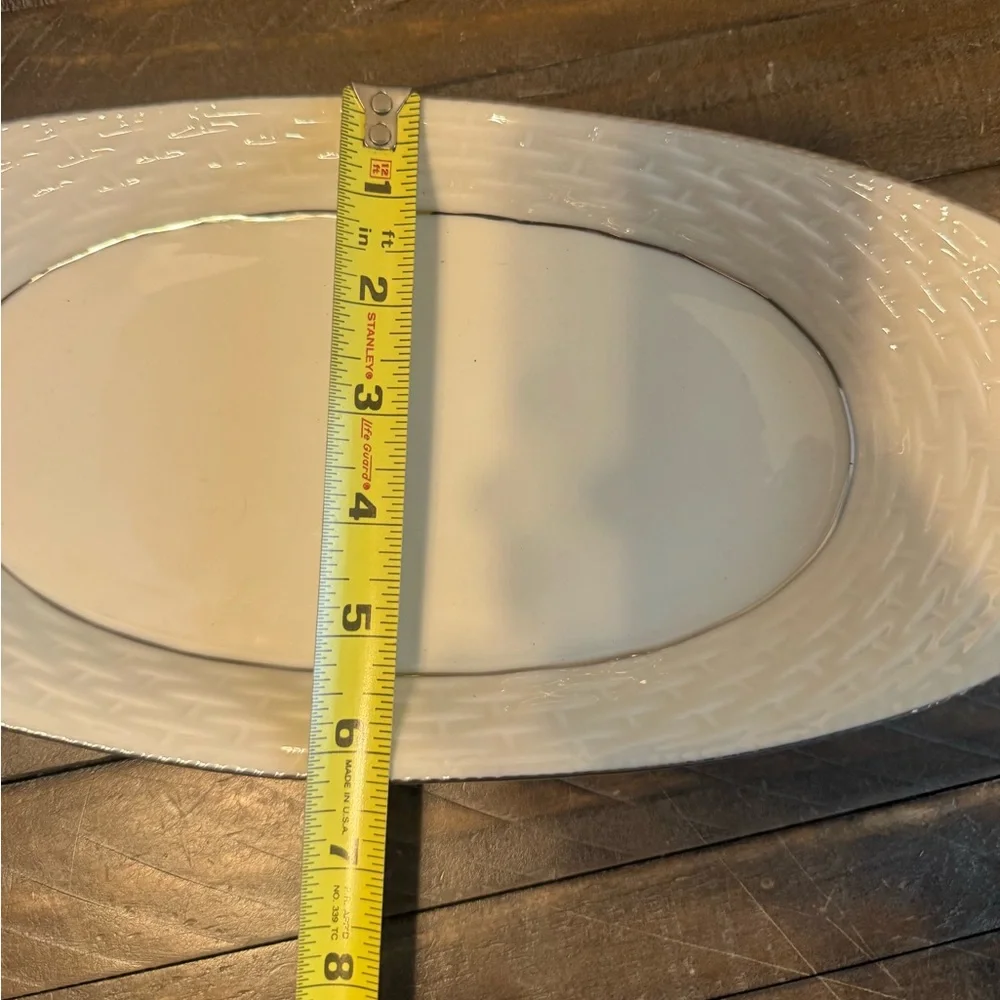Lenox Cream Oval Serveware Platter